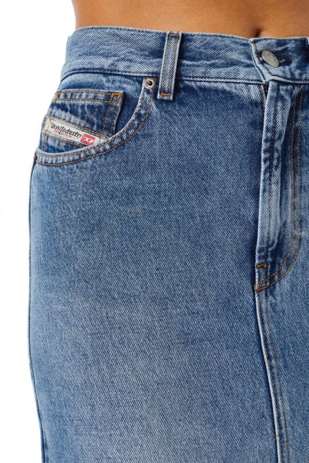 Diesel Der-ronny Bleistiftrock Mittelblau