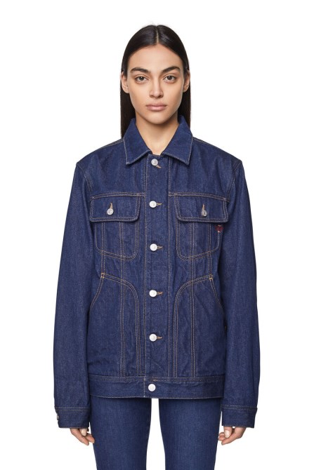 D-Riley Truckerjacke Diesel In Dunkelblau