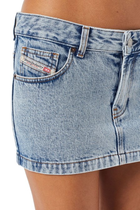 Diesel De-ron Minirock Hellblau