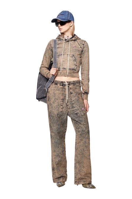 Diesel D-martians Track Denim 09d16 Gerade Beige