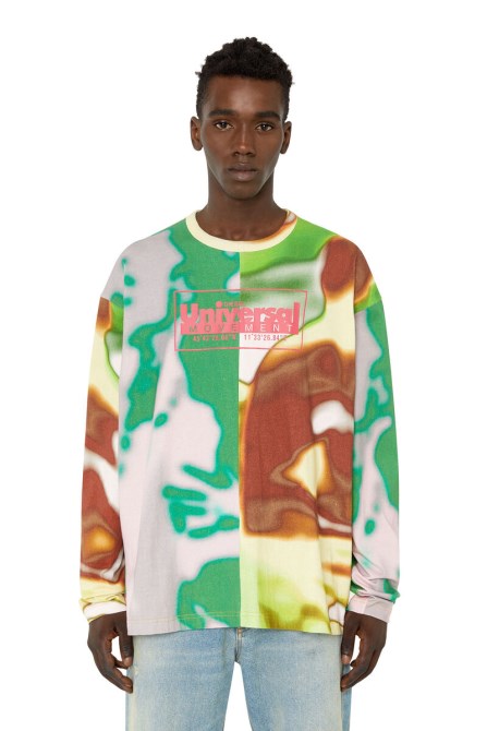 T-washerdiesel Grün/rosa