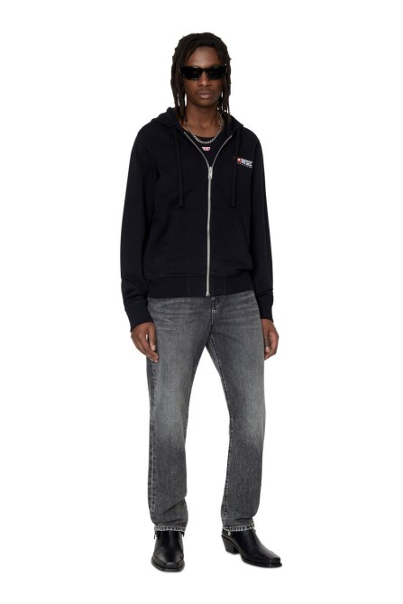 Schwarz S-ginn-kapuze-zip-div-diesel