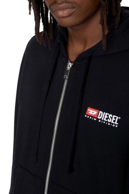 Schwarz S-ginn-kapuze-zip-div-diesel