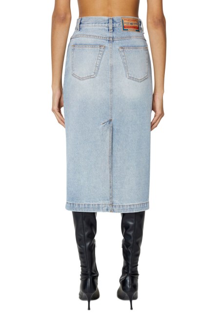 Der-ronny Bleistiftrock Diesel Hellblau