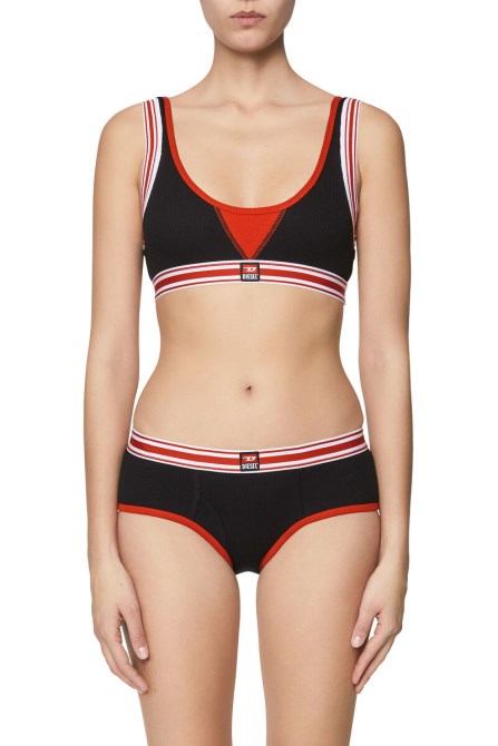 Diesel Ufsb-messing-c Schwarz/rot