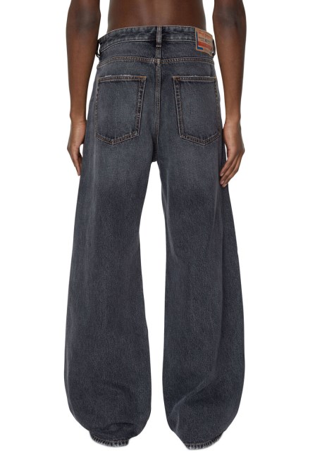 D-rise 007f6 Gerade Jeans Diesel Schwarz/dunkelgrau