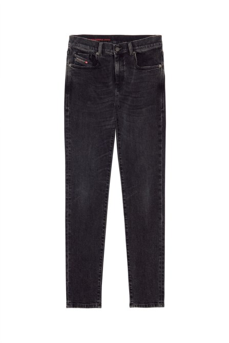 2019 D-Strukt 09B83 Slim Jeans Diesel Schwarz/Dunkelgrau