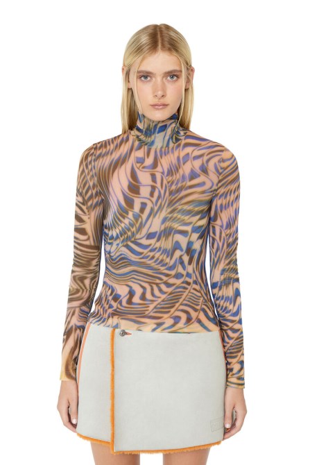 Diesel T-sielau Rosa