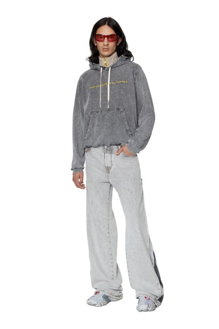 1955 007f8 Straight Jeans Diesel Hellgrau