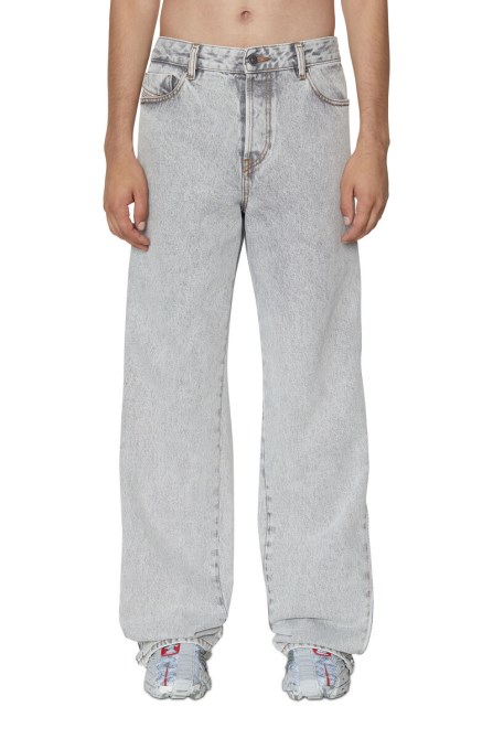 1955 007f8 Straight Jeans Diesel Hellgrau