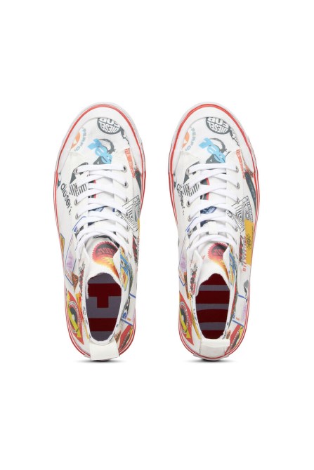 Diesel S-athos Mid In Multicolor/weiß