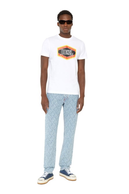 Diesel 1995 09e37 Gerade Jeans Hellblau