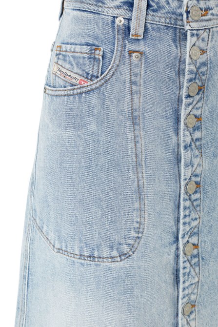 Diesel De-albus-l A-linie Langer Rock Hellblau