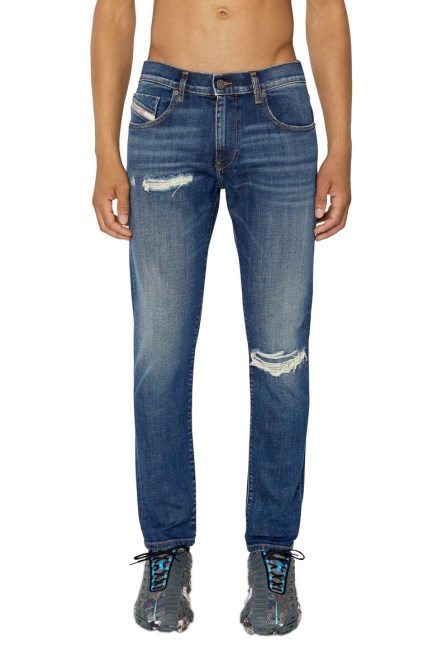 2019 D-Strukt 09F05 Slim Jeans Diesel Dunkelblau