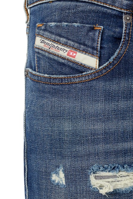 2019 D-Strukt 09F05 Slim Jeans Diesel Dunkelblau