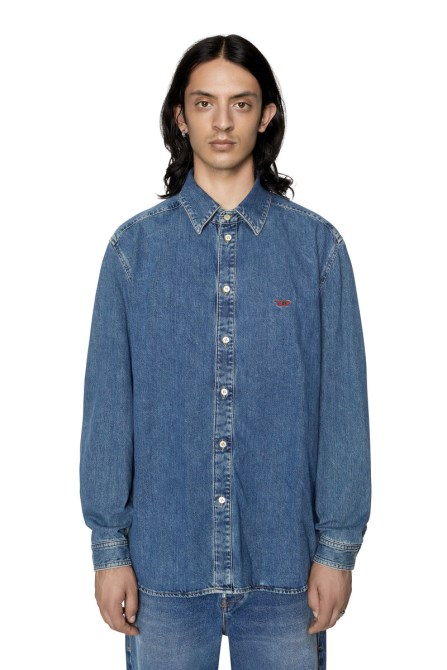 Mittelblau Diesel D-einfach-sp