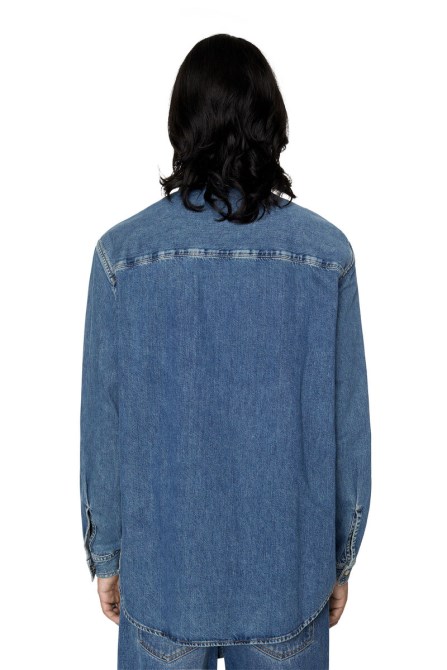 Mittelblau Diesel D-einfach-sp