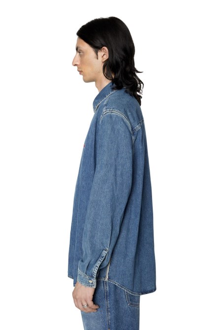 Mittelblau Diesel D-einfach-sp