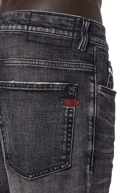 2005 D-fining 09c75 Tapered Jeans Diesel Schwarz/Dunkelgrau