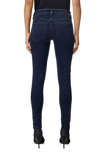 Diesel 2017 Slandy 009pv Superenge Jeans Dunkelblau