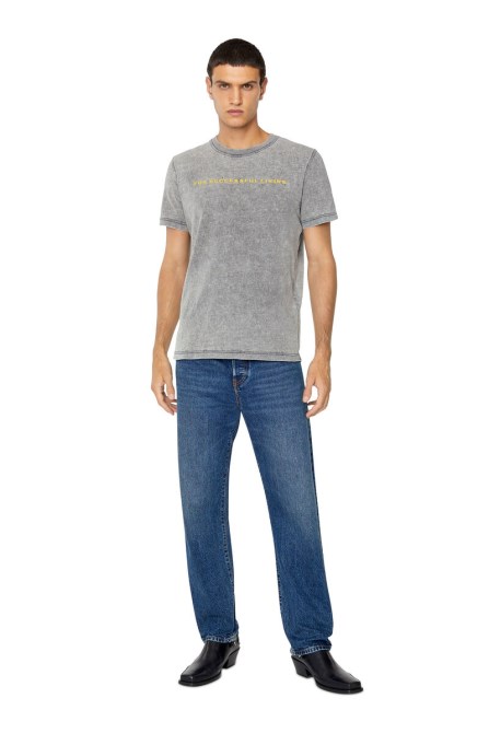 2020 D-viker 007d2 Straight Jeans Diesel Dunkelblau