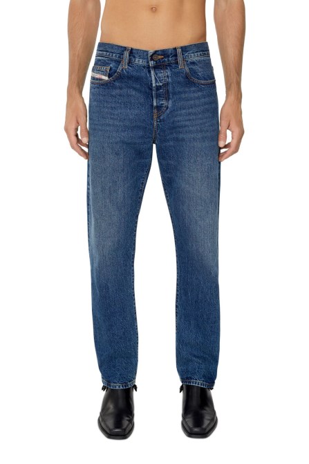 2020 D-viker 007d2 Straight Jeans Diesel Dunkelblau