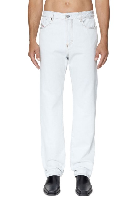 Diesel 1955 0079z Straight Jeans In Hellblau