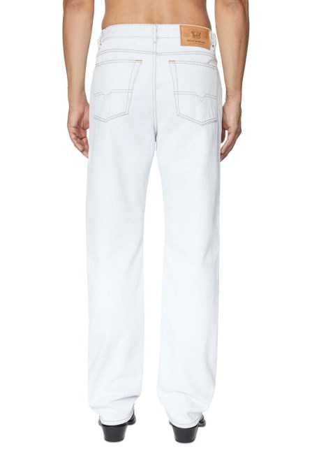 Diesel 1955 0079z Straight Jeans In Hellblau