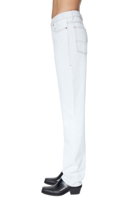 Diesel 1955 0079z Straight Jeans In Hellblau