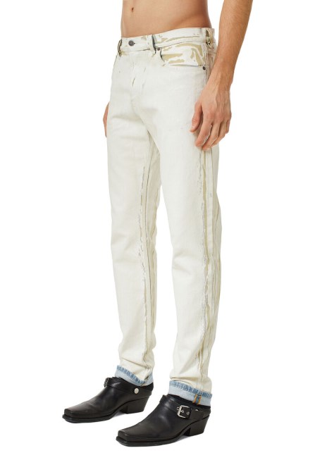 Weiße Diesel 1995 09c84 Gerade Jeans