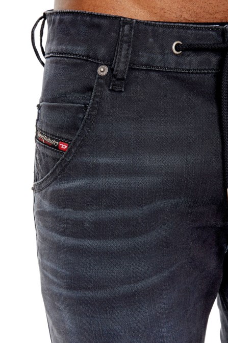 Schwarz/dunkelgrau Diesel Krooley Joggjeans 068cq Schmal Zulaufend