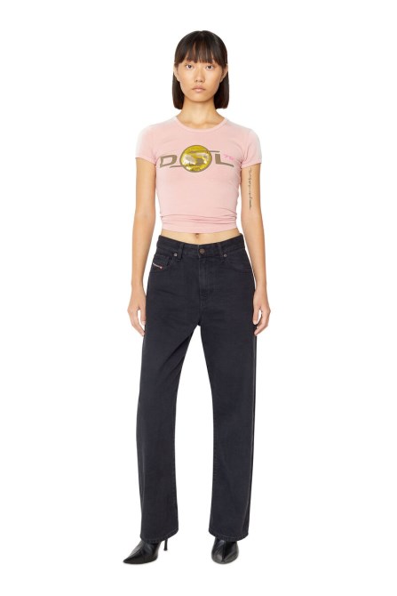 Diesel 1999 Z09rl Gerade Jeans Schwarz/dunkelgrau