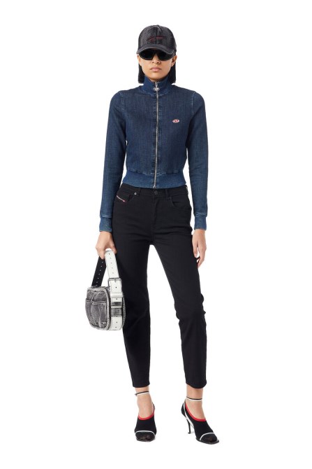 2004 069yp Tapered Jeans Diesel Schwarz/dunkelgrau