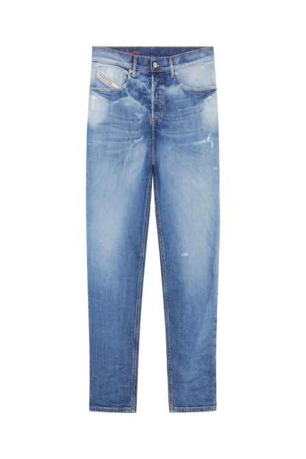 Diesel 2005 D-fining 09e16 Schmal Zulaufende Jeans Mittelblau