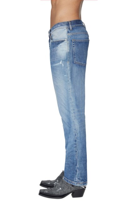 Diesel 2005 D-fining 09e16 Schmal Zulaufende Jeans Mittelblau