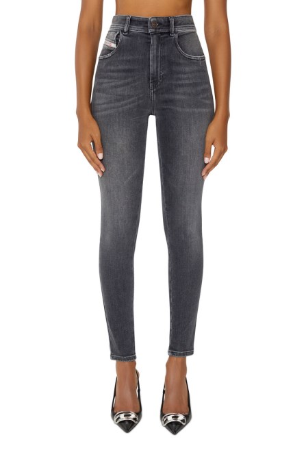 1984 Slandy-high 068cd Super Skinny Jeans Diesel Schwarz/dunkelgrau