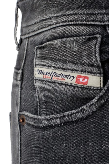 1984 Slandy-high 068cd Super Skinny Jeans Diesel Schwarz/dunkelgrau