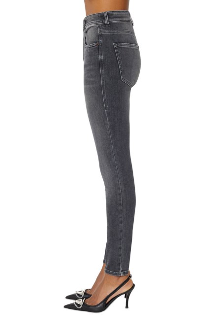 1984 Slandy-high 068cd Super Skinny Jeans Diesel Schwarz/dunkelgrau