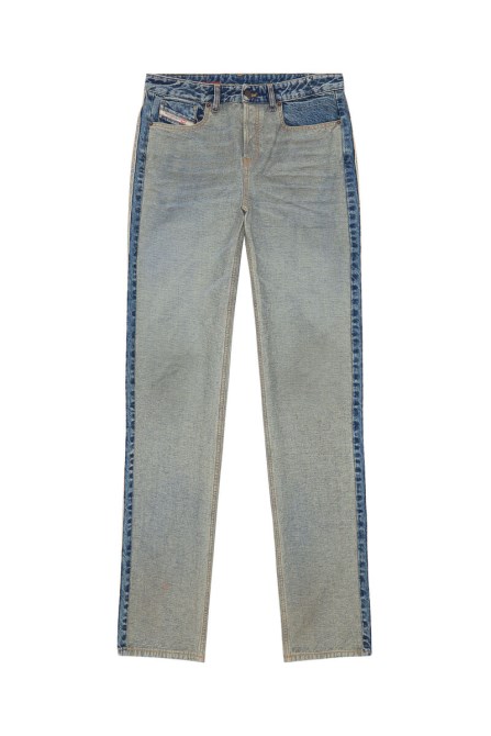 Diesel 1955 007f4 Gerade Jeans Mittelblau