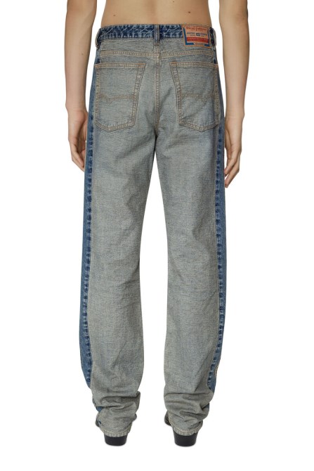 Diesel 1955 007f4 Gerade Jeans Mittelblau