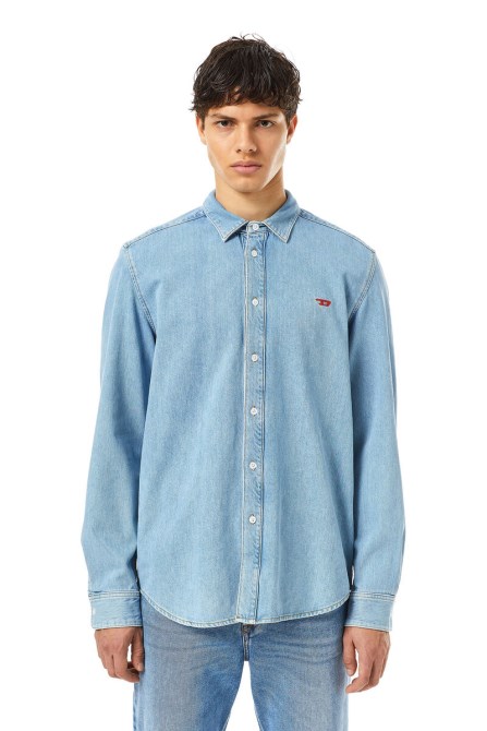 Diesel D-simply Basic Shirt Hellblau