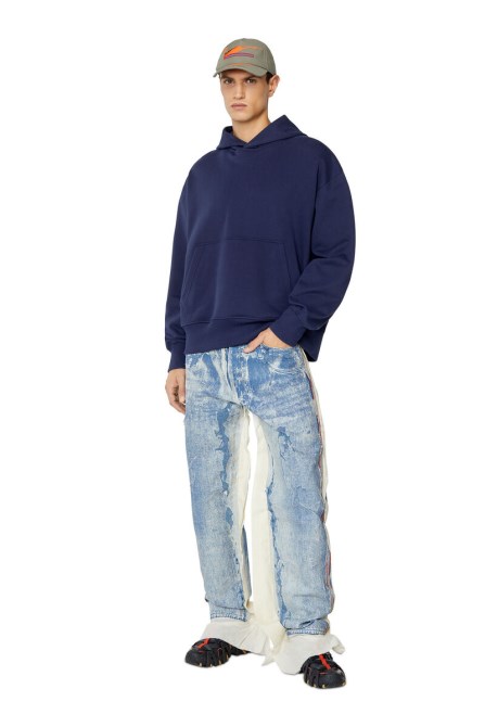 Dunkelblauer Diesel S-macs-haube-megoval