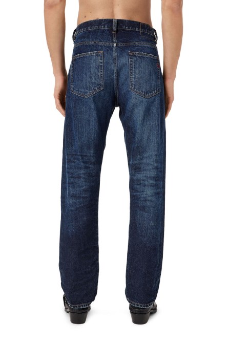 2020 D-viker 09c64 Straight Jeans Diesel Dunkelblau