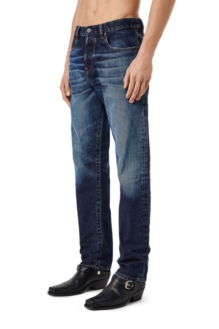 2020 D-viker 09c64 Straight Jeans Diesel Dunkelblau