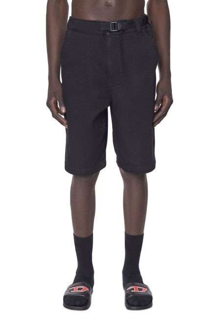 Schwarz/dunkelgrau D-krooley Joggjeans Chino Shorts Diesel