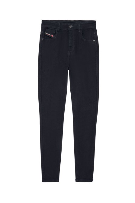 Diesel 1984 Slandy-high 069ef Super Skinny Jeans Schwarz/dunkelgrau