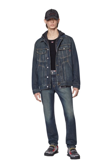 1995 09c04 Straight Jeans Diesel Dunkelblau