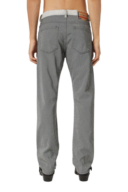 Diesel 2020 D-viker 09d03 Gerade Jeans Grau