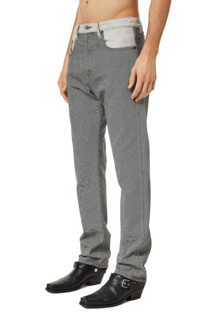 Diesel 2020 D-viker 09d03 Gerade Jeans Grau