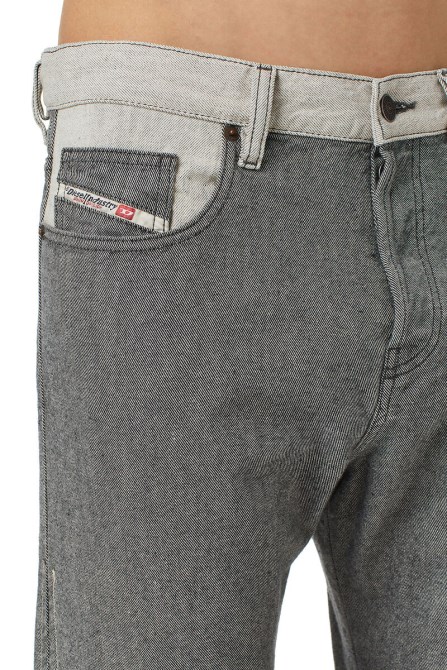 Diesel 2020 D-viker 09d03 Gerade Jeans Grau